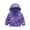 Purple, variant on breaise Toddler Baby Boys Girls Hooded Jacket Windbreaker Lightweight Dinosaur Print Coat Autumn Long Sleeve Windproof Outwear