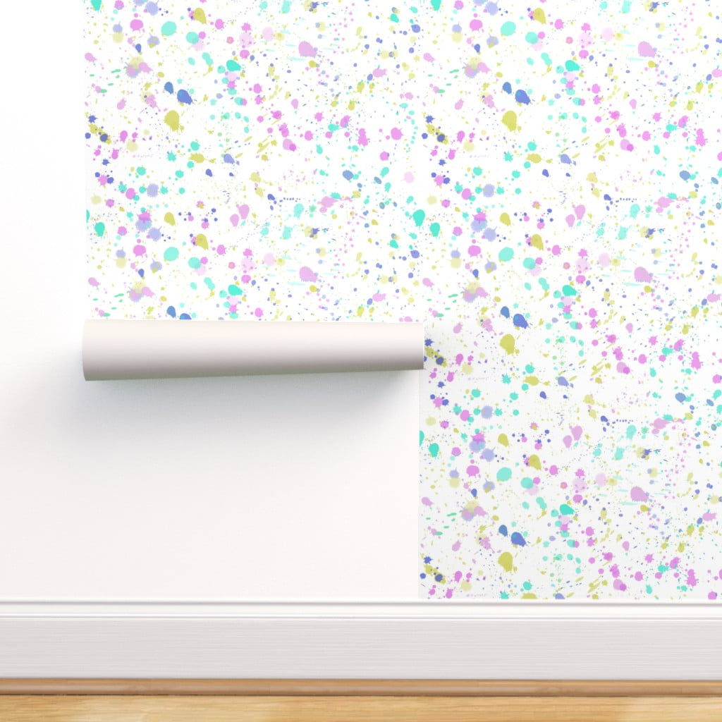 blue splatter paint wallpaper for walls blue splatter paint wallpaper for walls