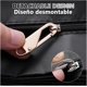 thumbnail image 4 of Reemplazo Zipper Slider Easy Zipper Puller DIY Zipper Repair Kit Accesorios de costura para equipaje Mochila Ropa Pantalones Billetera (Color: Gris, Tamaño: 9 Piezas_Metal), 4 of 5