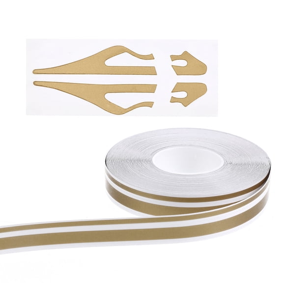 UPKOCH Car Body Gel Vinyl Pinstripe Tape in Golden Color Auto Decorative Stripes for Vehicles