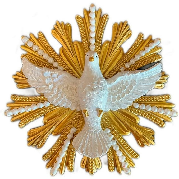 Holy Spirit Wall Plaque - Divine Spirit Sculpture for Home Decor, Spiritual Inspiration & Faith-Based Gift (5.5")