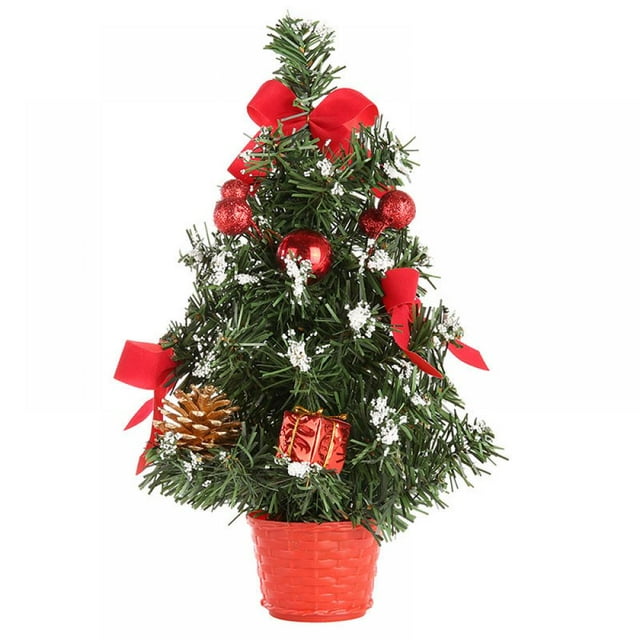 Mini Christmas Tree, Christmas Decorations 7.87 Inch Table Top