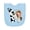 AE-Light Blue, variant on Inktastic I'm One-cowgirl Riding Horse Birthday Newborn Bib