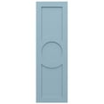 thumbnail image 5 of Ekena Millwork 18"W x 55"H True Fit PVC Center Circle Arts & Crafts Fixed Mount Shutters, Peaceful Blue (Per Pair - Hardware Not Included), 5 of 9