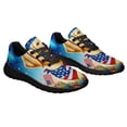 thumbnail image 6 of Patriotic Yellow Labrador Retriever Dog 4th Of July Shoes Sneakers Black Size 11.5, 6 of 7