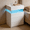 White, variant on SAYGOGO White Nightstand with LED Lights, 4-Drawer Night Stand with Acrylic Panel, Modern Bedside Table for Bedroom, Living Room