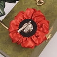 thumbnail image 3 of Rose Flower Brooches and Pins for Women Elegant Flower Pins | Flower Hair Clips for Women | Flower Brooches for Women Dress | Hair Accessories for Women | Rose Brooch Pin Hat Pins | Orange, 3 of 8