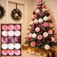 thumbnail image 6 of Christmas Tree Ornaments Velvet Balls, 15 Pack 2.4 Inch Shatterproof Neutral Hanging Ornaments for Christmas Xmas Decoration Indoor Holiday Decorations, 6 of 9