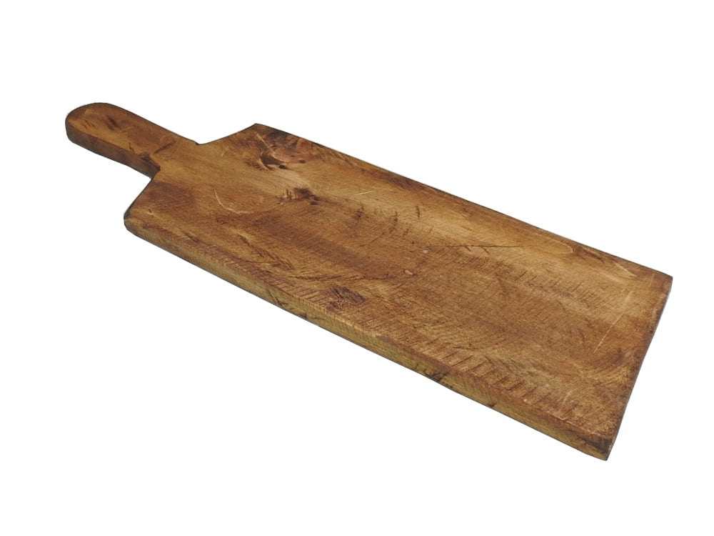 Approx. Brown Handcrafted Wooden Bread Board Details about   Rustic World 21" L x 10.5" W 