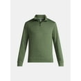 thumbnail image 5 of Athletic Works Men's and Big Men's ButterCore Soft Quarter-Zip Pullover Shirt, Sizes S-3XL, 5 of 5