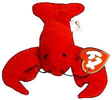 Details about   New 1998 Ty Teenie Beanie Baby PINCHERS the Lobster #5 McDonalds Happy Meal Toy 