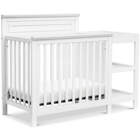 UPC: 0048517830420 | DaVinci Autumn Pine Wood 4-in-1 Mini Crib & Changer Combo in White
