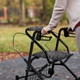 thumbnail image 4 of HELLHERO Stretchable Material Seat & Back Cover & Walker Rollator Seat Back Cover Easy Fit Machine Washable for Outdoor Park and Indoor Outdoor, Zebra, 4 of 7