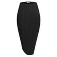 thumbnail image 5 of Zeagoo Skirts for Women Office Midi Skirts Women's High Waist Skirt for Women Midi Length Party Knit Skirt, 5 of 8