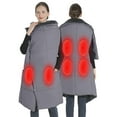 thumbnail image 1 of Winter Warmth: DualPurpose Wearable and Covering Intelligent Heating Blanket, Shawl Style, 1 of 6