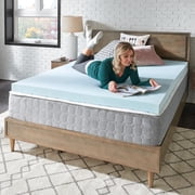 Sealy Essentials 3 Gel-Infused Cooling Memory Foam Mattress Topper, Queen, Adult