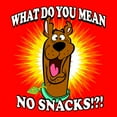 thumbnail image 2 of Scooby Doo What Do You Mean No Snacks?! Youth Red Graphic Tee-Small, 2 of 4
