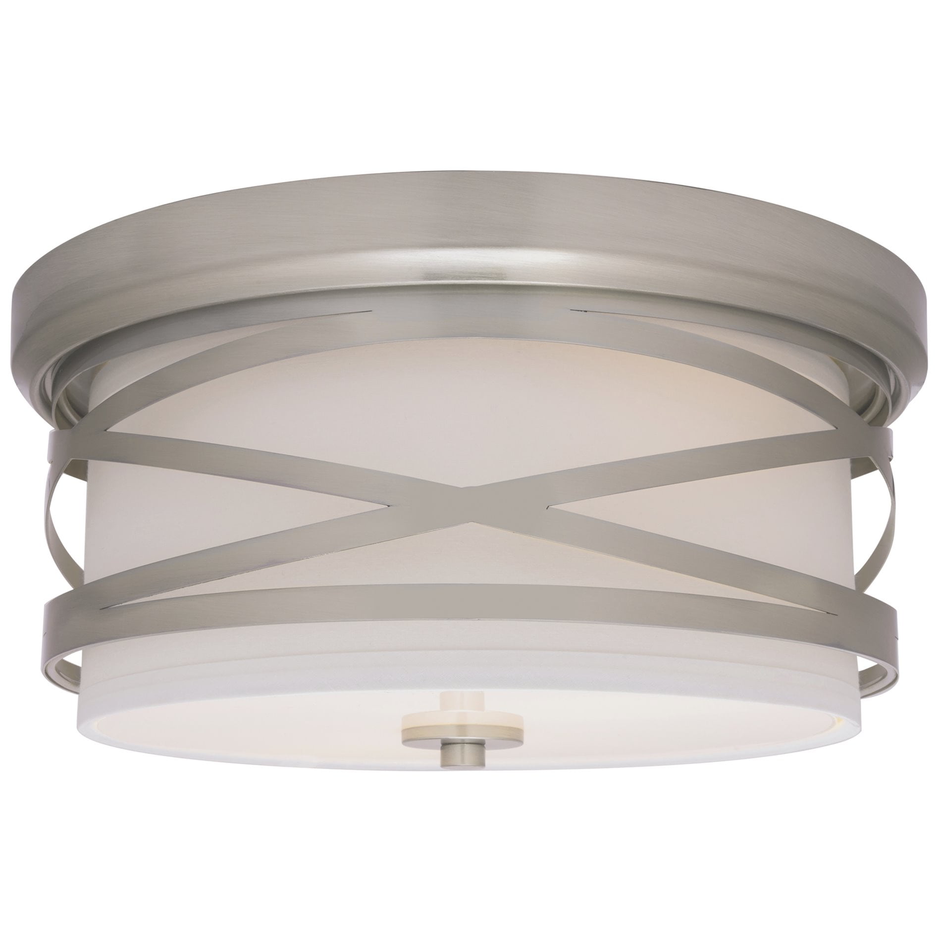Kira Home Sia 13" Modern 2Light Flush Mount Ceiling Light + Glass