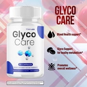 Glyco Care Advanced Formula Blood Support for Health and Wellness GlycoCare 60 Capsules