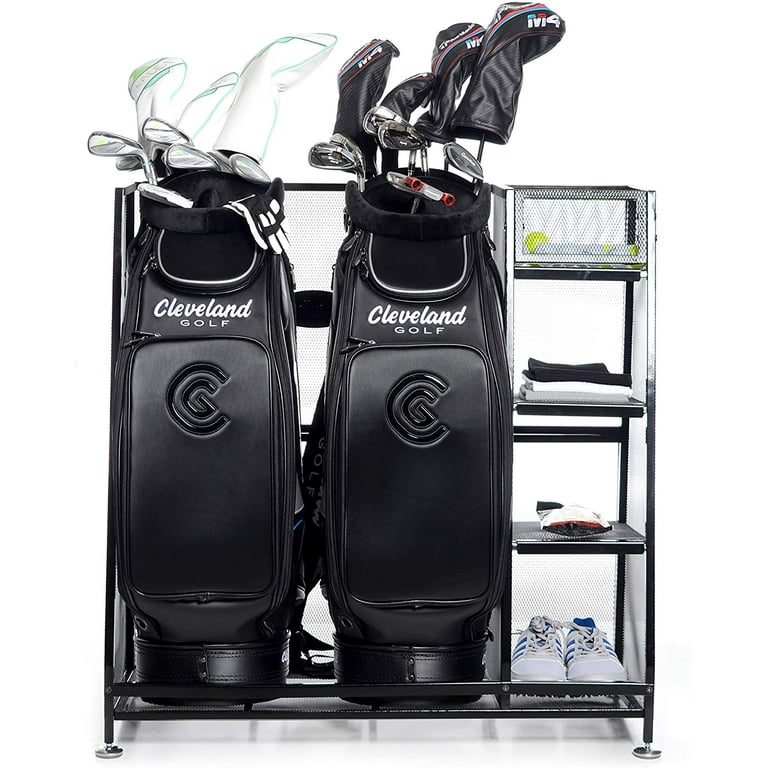 Milliard Golf Organizer - Extra Large Size - Fit 2 Golf Bags and Other Golfing Equipment This Handy Storage Rack
