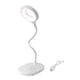 thumbnail image 1 of Luz de escritorio Lámpara LED de escritorio regulable Sala de estar Dormitorio Mesita de noche Luz recargable 6W 4000K, Blanco Inevent EL001552-01B, 1 of 7