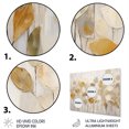 thumbnail image 3 of Designart "Beige Botanical Expressions II" Abstract Botanicals Metal Wall Art Prints, 3 of 5