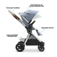 thumbnail image 2 of Mompush Ultimate2 Baby Stroller with Bassinet and Adjustable Seat, Lavender, 25LB, Unisex, 2 of 6
