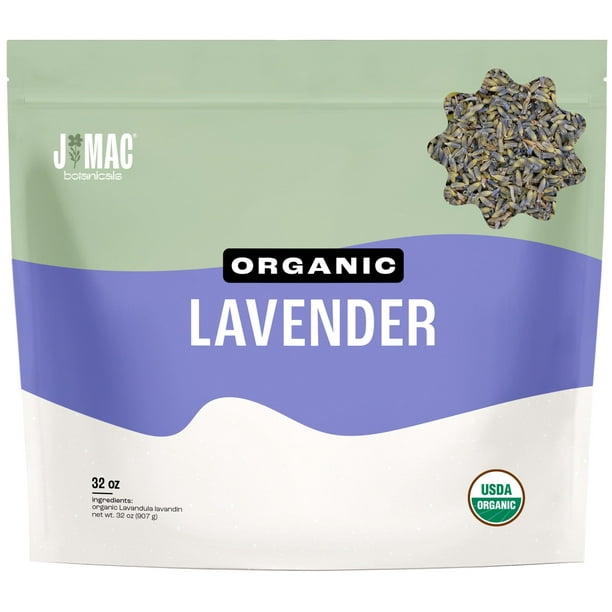 Capullos de lavanda orgánicos Tea J MAC BOTANICALS 907 g a granel