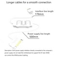 thumbnail image 3 of 5V 3PIN ARGB Controller,Built-in Light Mode,SATA Interface Extension Cable for PC Case Fan(White), 3 of 6