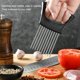 thumbnail image 5 of Cortador de cebolla de acero inoxidable, herramientas para verduras, cortador de tomate, utensilio de cocina, aguja de cebolla de acero con soporte de ayuda seguro para cortar, cortador fácil de, 5 of 8