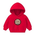 thumbnail image 3 of Baby Boys Girls Cute Christmas Sweatshirt Sale Hoodies Solid Long Sleeve T-Shirt Pullovers Children's Cotton Thin Fall & Winter Tops 2-6 Years Blouses qILAKOG Size 4 Years, 3 of 6
