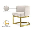 thumbnail image 4 of Meridian Furniture Gianna Cream Velvet Dining Chair, 4 of 5