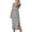 #3 Grey, variant on Women Sleeveless Dresses Round Neck Summer Trendy Grey Dress Going Out Leisure Slim Comfy Long Tank Dress