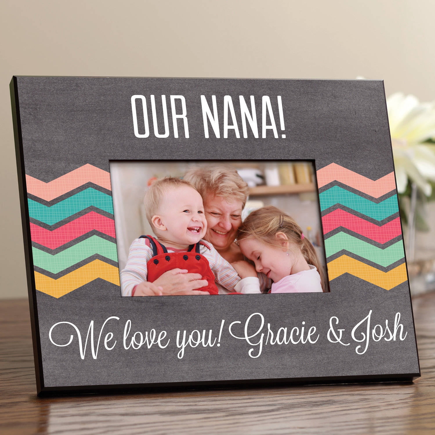 For Grandma Personalized Picture Frame Nana Mimi Gigi Com