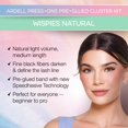 thumbnail image 2 of Pestañas prensadas Ardell Wispies Natural, 60 racimos, 2 of 6