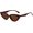Brown Tea, variant on Vintage Cat Eye Sunglasses Women Fashion Olive Green Eyewear Men Trending Gradient Sun Glasses-USA