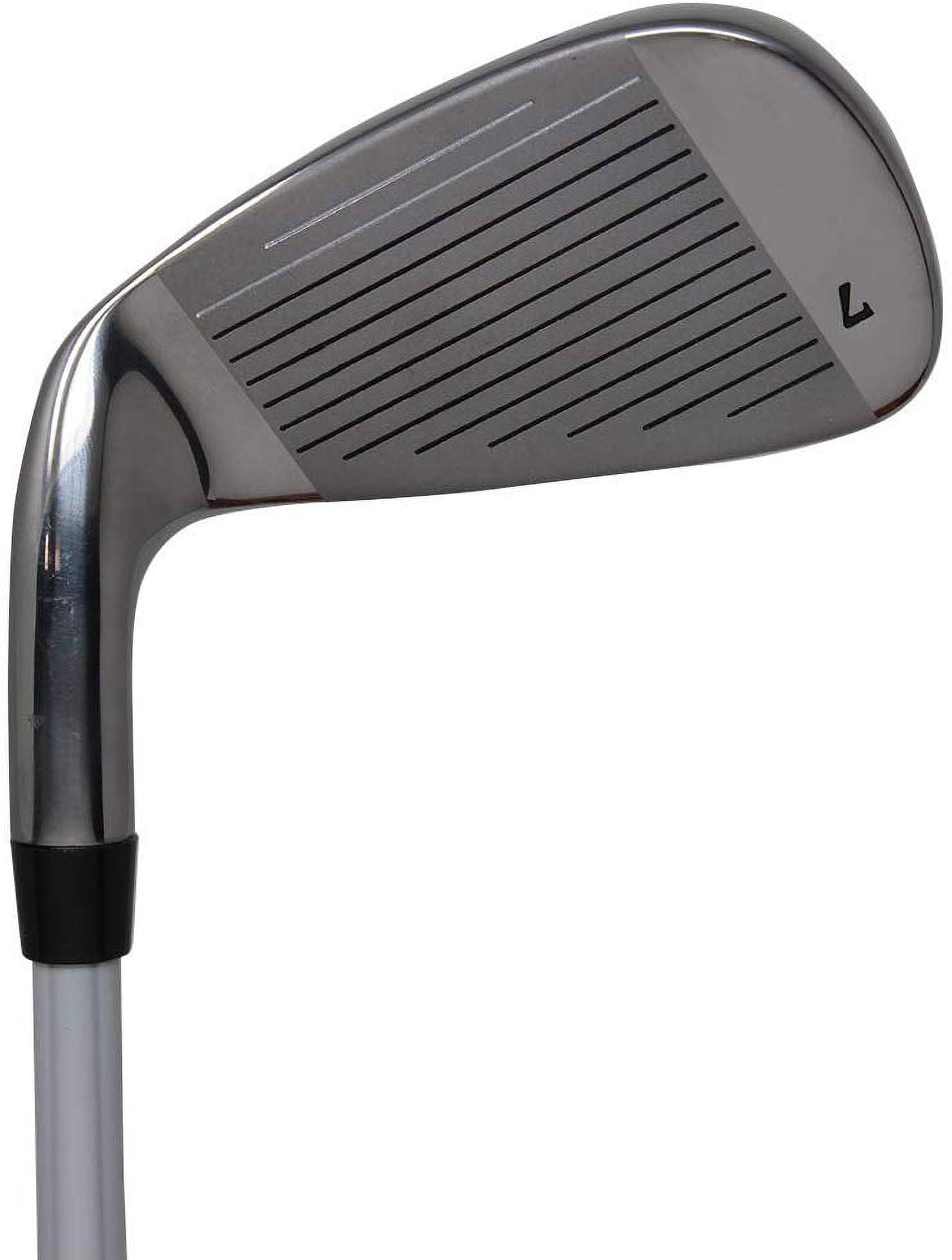 Extreme X7 High MOI +1 inch Over Big & Tall Men's Complete 5-Piece Iron Set (7-SW) Right Handed Regular R Flex Graphite Shafts (Tall 6'0"+ / +1" Over) with Midsize Black Pro Velvet Grips