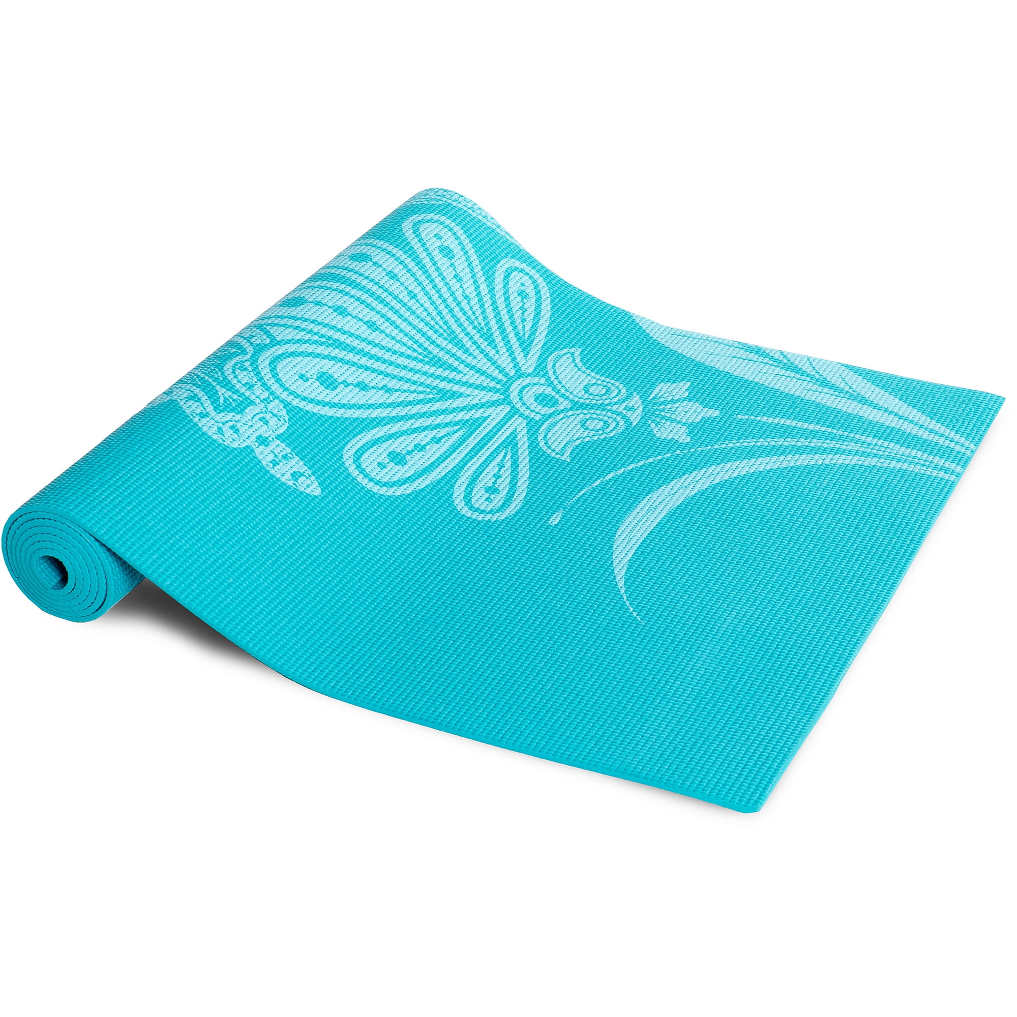 teal yoga mat