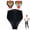 Black-Pro Max, variant on Her Heat Relief Wrap, Herheat Relief Wrap, Adjustable Heating Waist Belt with Gentle Rhythm Modes, Soft Breathable Fabric, Flexible Fit, Auto Shut-Off Timer, Compact Design for Home and Travel