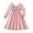 1-Pink, variant on WMQPNNS Girls Dresses Ruffle Bowknot Smocked Midi Dress Square Neck Long Sleeve Swing Dress Girls Clothes for Spring Fall, Dress for Age 8-9 Years, 1-Pink
