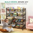 thumbnail image 2 of Carrito Organizador Cinati para Snacks de 29" con 4 Niveles y 10 Canastas con Ruedas, 2 of 7