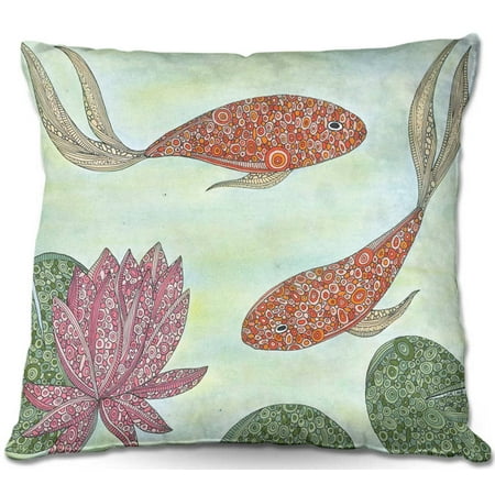 Dianoche Designs Throw Pillows From Artist Valerie Lorimer Koi