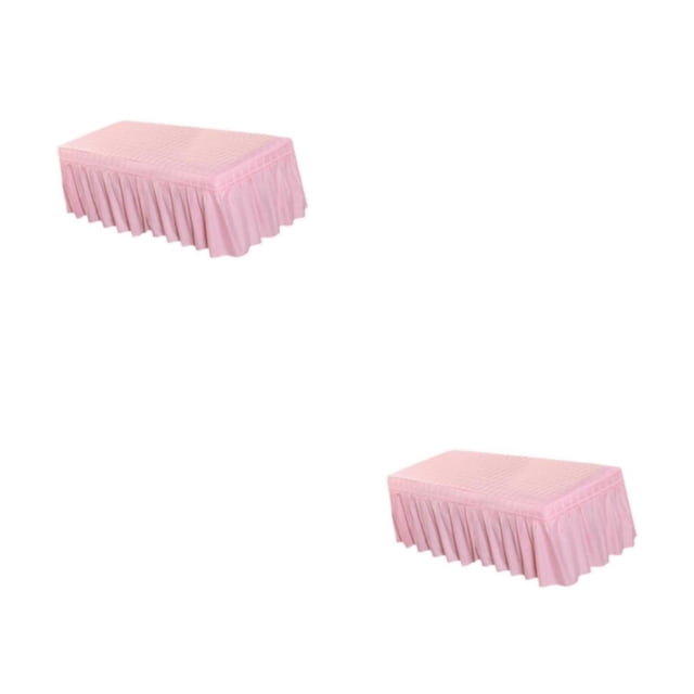 Yuarrent Massage Cosmetic Table Valance Sheet Cover Hole - with Type2 NO2