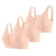 thumbnail image 1 of Brasier conjunto de 3 Piezas de Sujetador Deportivo sin Costuras y Cómodo para Mujer, con Soporte Ajustable, para Uso En Casa, Ocio y Entrenamiento Durante Toda La Temporada. Grande, 1 of 3