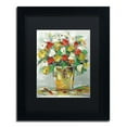 thumbnail image 2 of Trademark Fine Art "Spring Flowers in a Vase 11" Canvas Art by Hai Odelia, Black Matte, Black Frame, 2 of 4