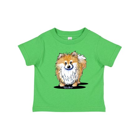 

Inktastic Pomeranian Caricature Boys or Girls Toddler T-Shirt