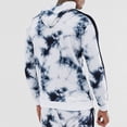 thumbnail image 6 of Mens Sweatshirts Hoodies Casual Color Block Tie-Dye Pullover Hooded Sweatshirt With Pocket, 6 of 7
