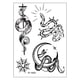 thumbnail image 1 of Pegatinas de tatuaje, tatuaje temporal para hombres, mujeres y adultos. Mamba, flor, marca, serpiente de la muerte. Pegatinas de tatuaje temporales., 1 of 3
