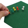 thumbnail image 3 of 6 Pack Hexagon Felt Pin Board Self Adhesive Bulletin Memo Photo Cork Boards Colorful Foam Wall Decor, 3 of 5