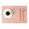thumbnail image 1 of Solid Color Insulated Placemat Waterproof Oilproof Table Pad For Home Hotel-4, 1 of 2